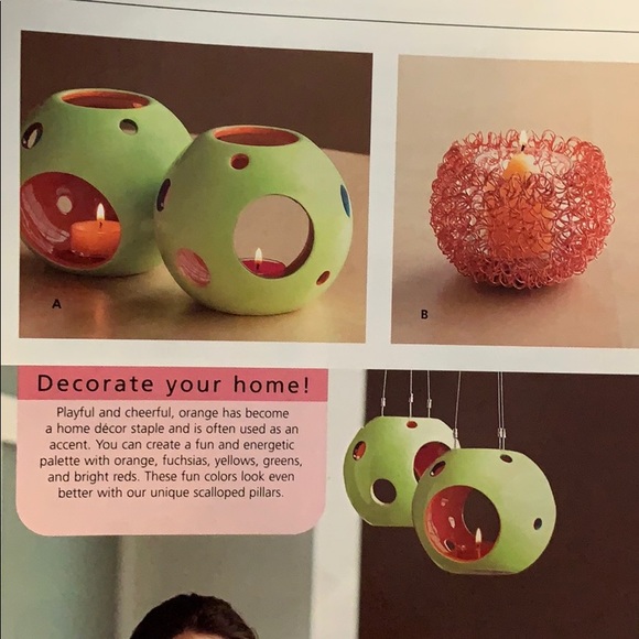 PARTYLITE Colorsplash hanging sphere tealight - Picture 2 of 3